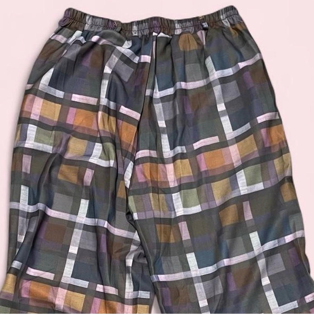 Stylish Multicolor Checkered Pants - image 7